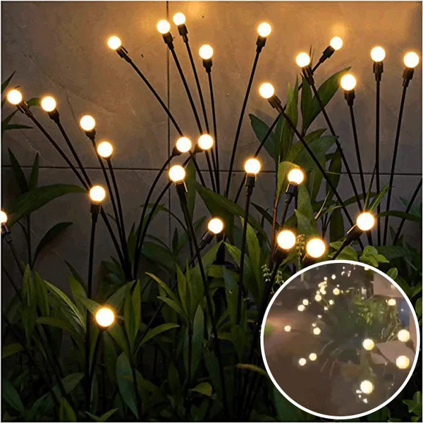 💥LAST DAY SALE 50% OFF💥Solar Powered Firefly Garden Light⚡BUY 2 GET 1 FREE