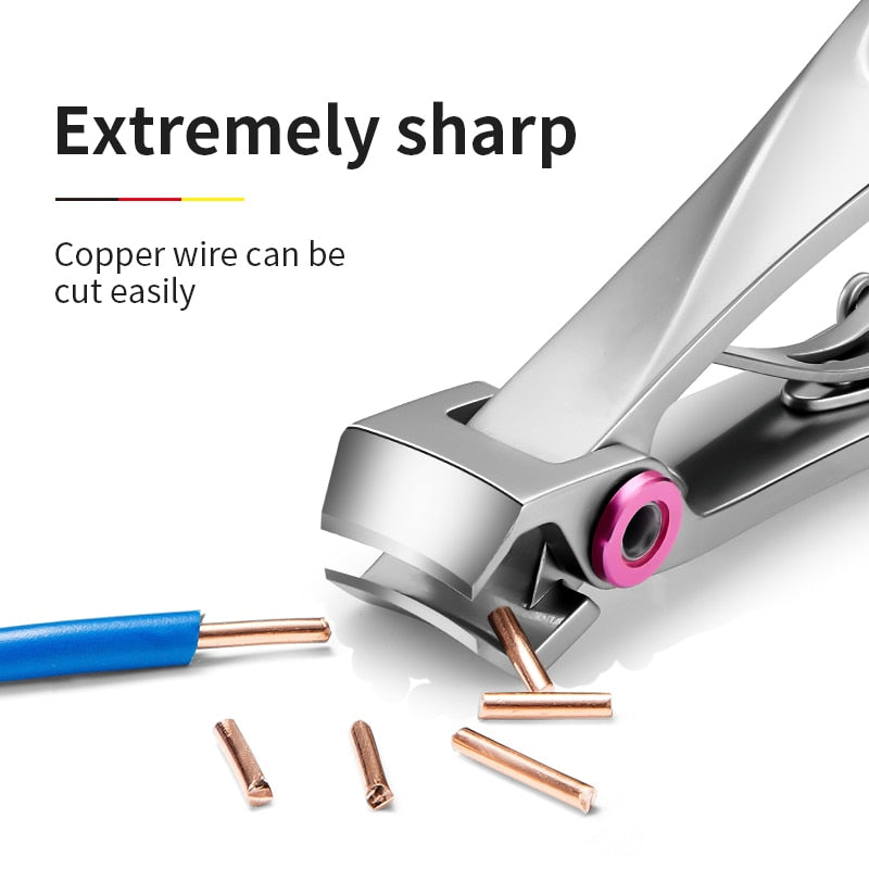 (🔥Last day Hot Sale)Ultra Sharp Stainless Steel Nail Clippers-BUY 2 FREE SHIPPING
