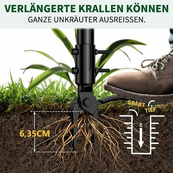 🔥Letzter Tag  50% RABATT🔥Abnehmbarer Stand Up Unkrautstecher