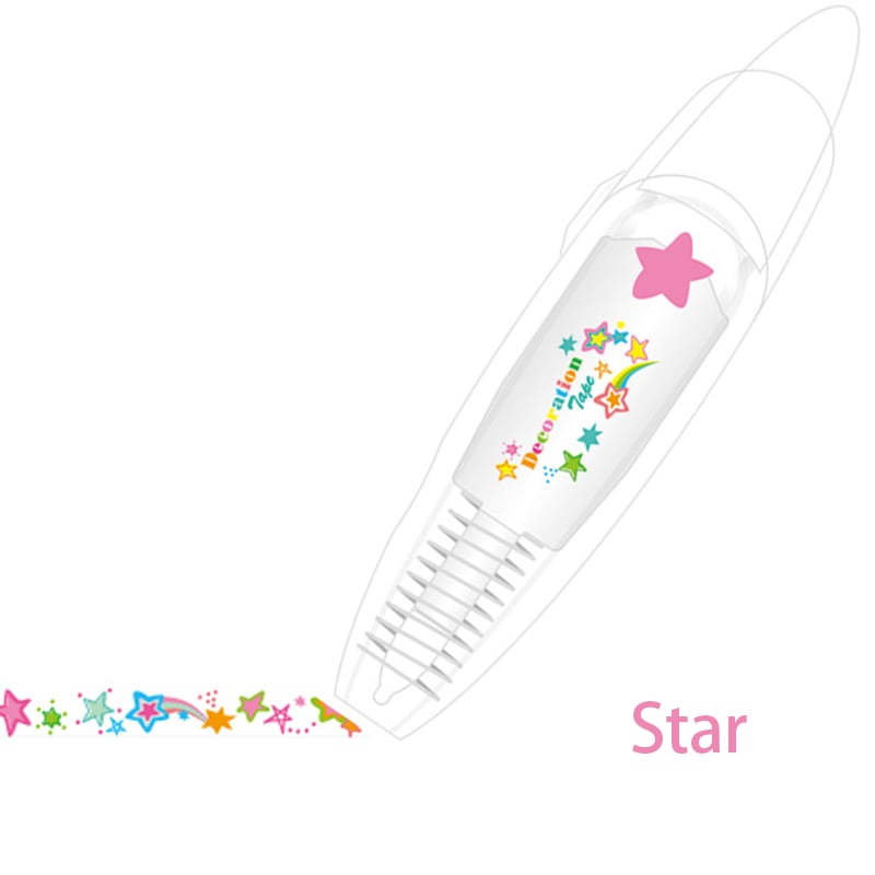 DIY Cute Animals Press Type Decorative Pen