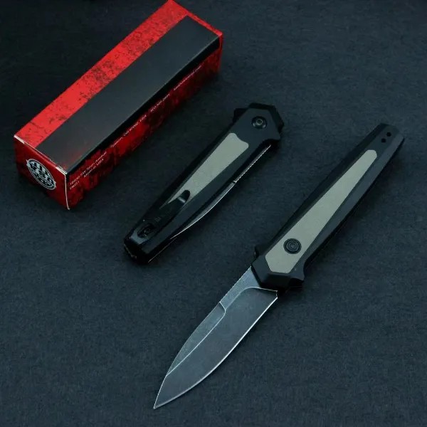 🔥Last Day Promotion 70% OFF-🔥-KShaw 15 MagnaCut Automatic Knife Aluminum/Micarta 3.8