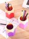 Random Color Pencil Shaped Pen Holder 1pc