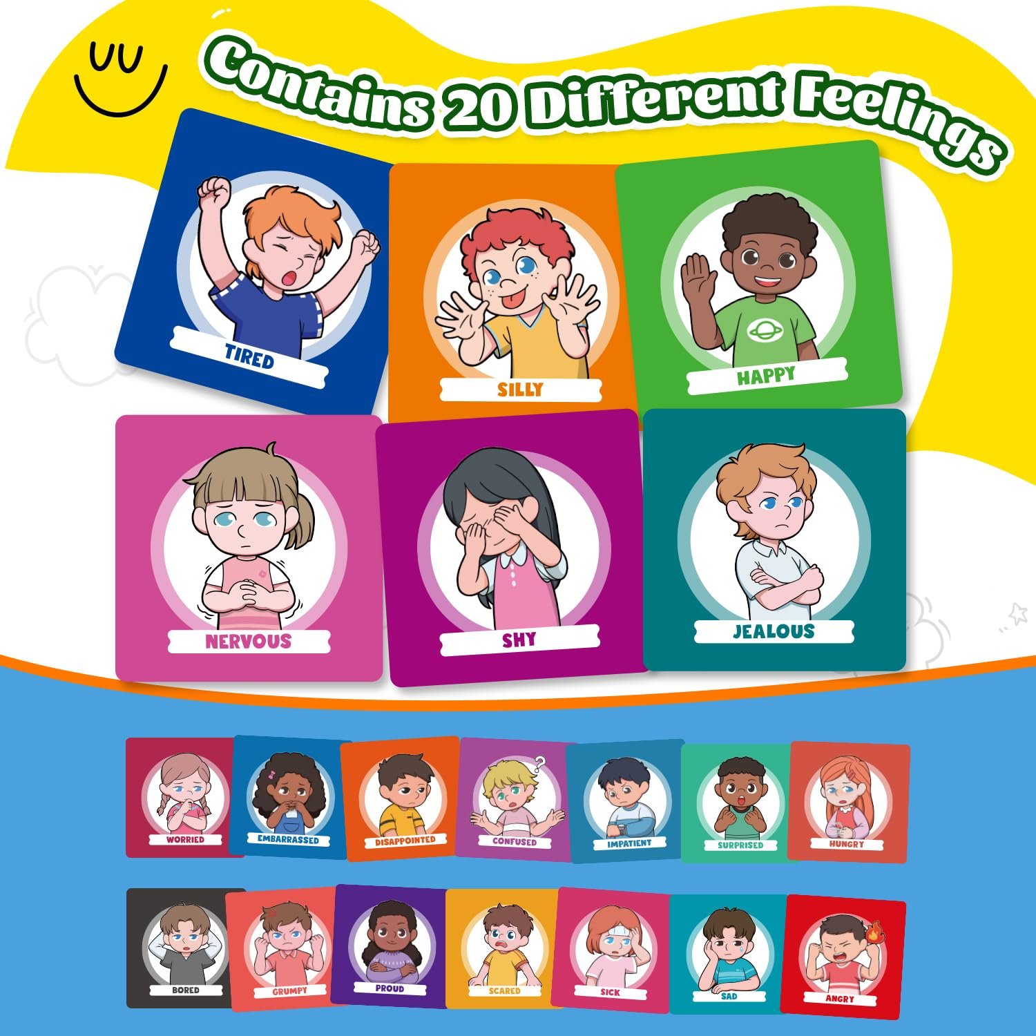 📚💖 Children's Feelings and Emotions Book – A Fun Flipbook for Emotional Awareness! 🌈✨