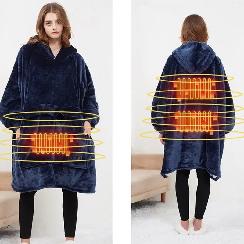 Heated Snuggie Hoodie