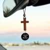 💥LAST DAY SALE 50% OFF💥Bible Verse Car Rearview Hanging Cross Ornament