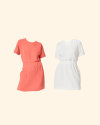 🔥Last Day Promotion 50% OFF💥AirEssentials Cinched T-Shirt Dress(BUY 2 FREE SHIPPING)
