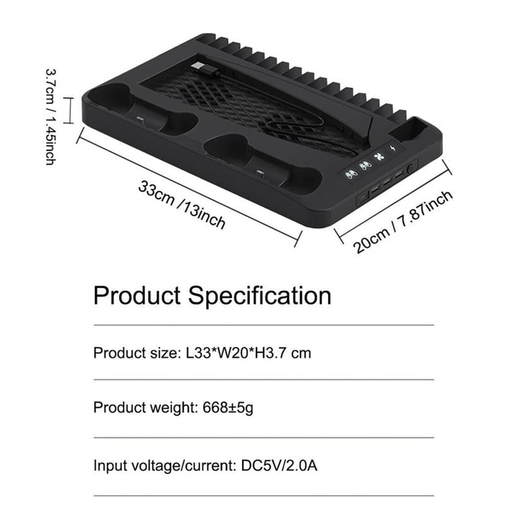 🎁Last Day Promotion 49% OFF🔥Charging Base Cooling Bracket for Dual PS5 Controller