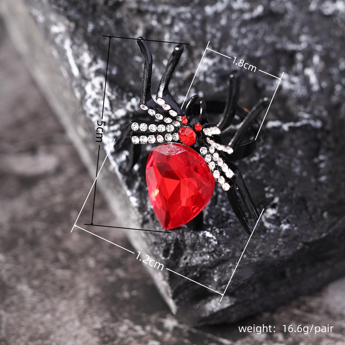 🔥Last Day Promotion - 60% OFF🎁💍🕷️Dark Style Halloween Personalized Spider Ring