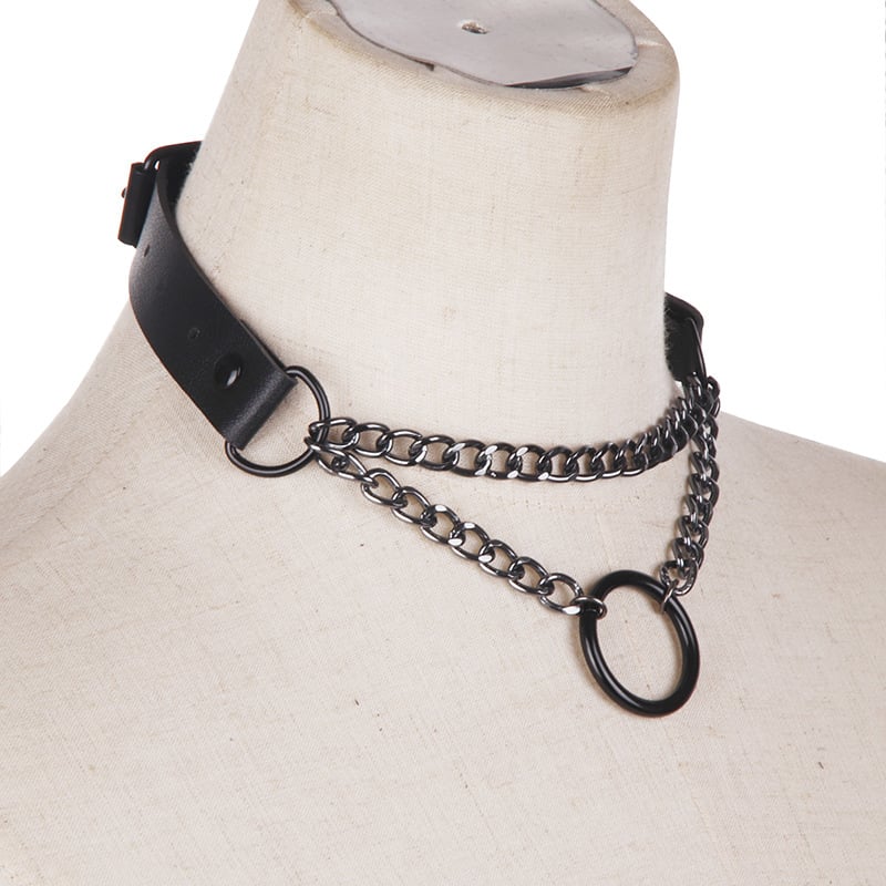 🔥Stylish Leather Collarbone Necklace