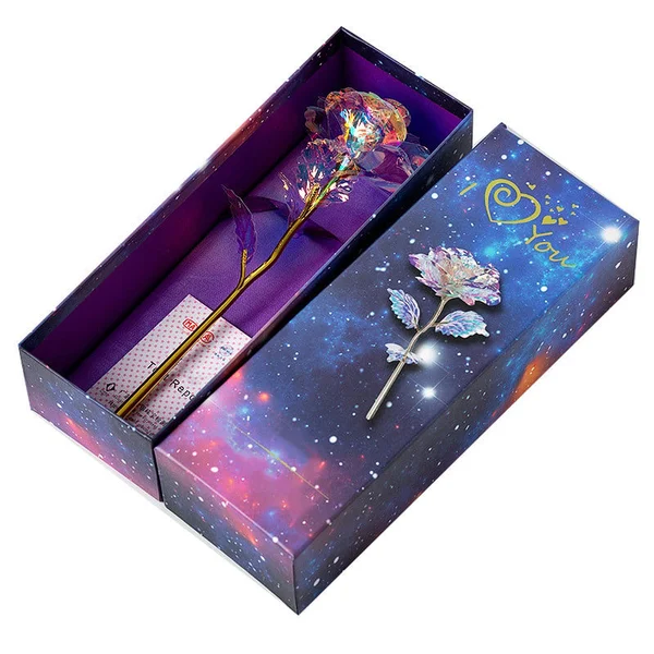 (💕Mother's Day Sale- 50% OFF) Limited Edition Galaxy Rose (With Stand and Gift Box)