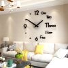 Diy Large Wall Clock Modern Design 3D Wall Sticker Clock - IF 2020 Design Award