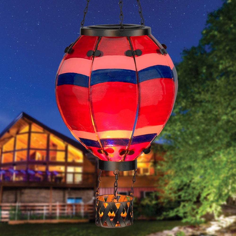 🎉2024 NEW YEAR SALE🔥Handmade Hot Air Balloon Solar Lantern