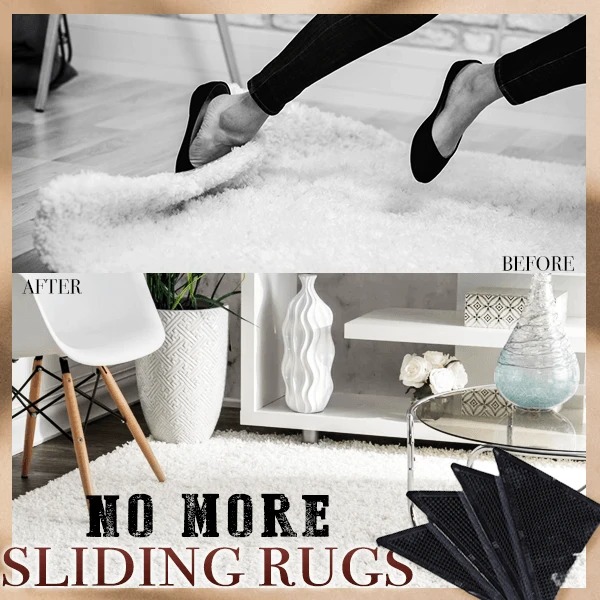 (Set of 4 pcs) Non-slip Rug Grippers, Buy 2 Get Extra 10% OFF
