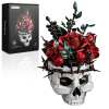 🎁TikTok Last Day Sale - 70% OFF💀🌹Gothic Skull Rose Building Set for Adults🎁Buy 2 Free Shipping