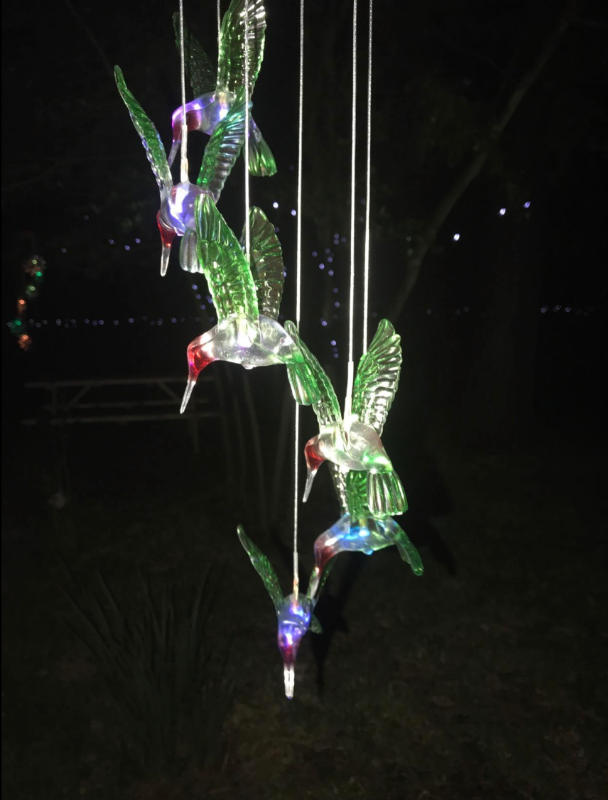Solar-Powered Dangling Hummingbird Lights - BUY 2 FREE SHIPPING