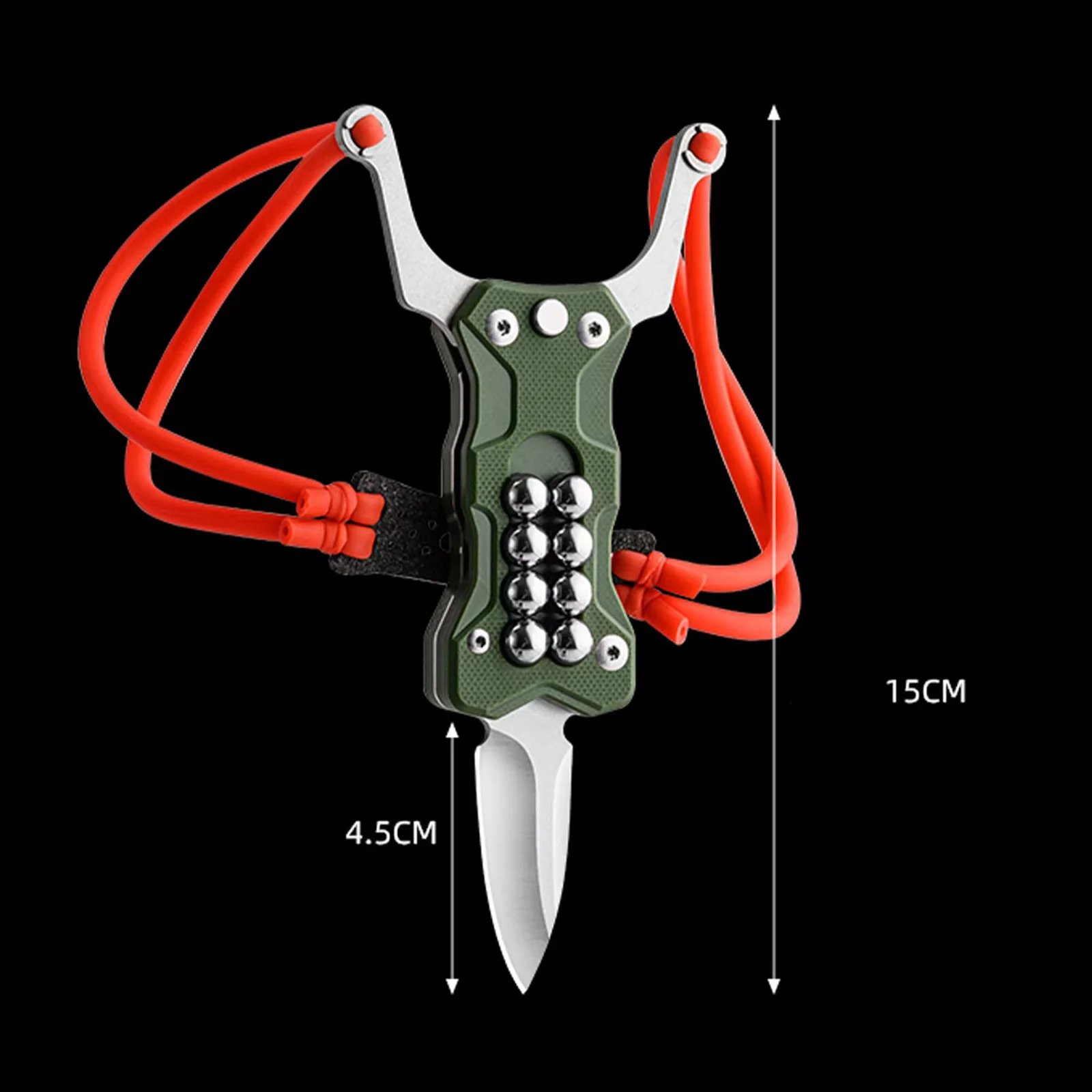 Multifunctional knife slingshot G10 EDC Pocket  Folding Knife