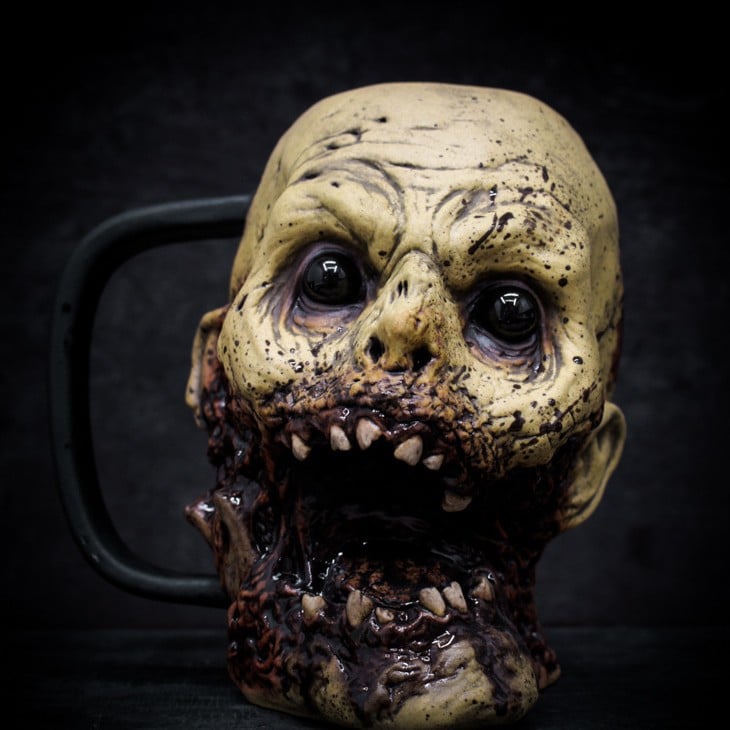 Ghost Gothic Skull Mug