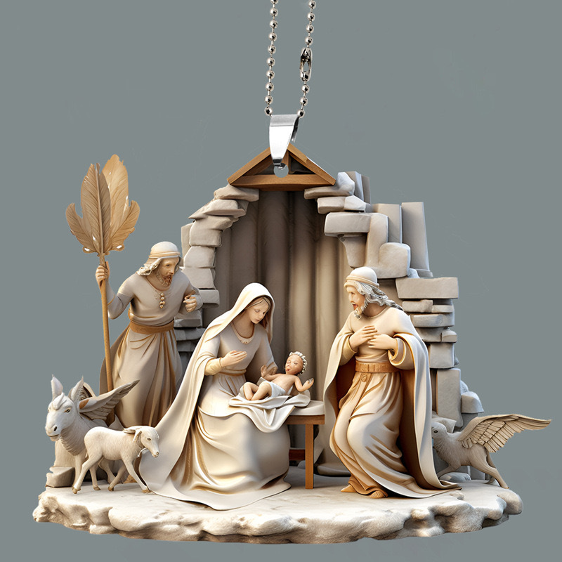 (🌲Early Christmas Sale- 50% OFF🎅) Nativity Christmas ornament