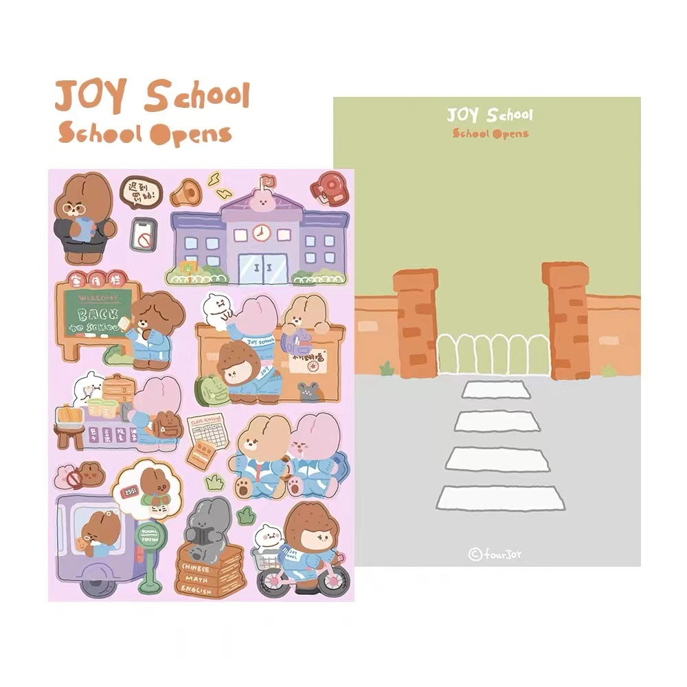 School Life Sticker Scene|Back to School|Classroom|Sport Meet