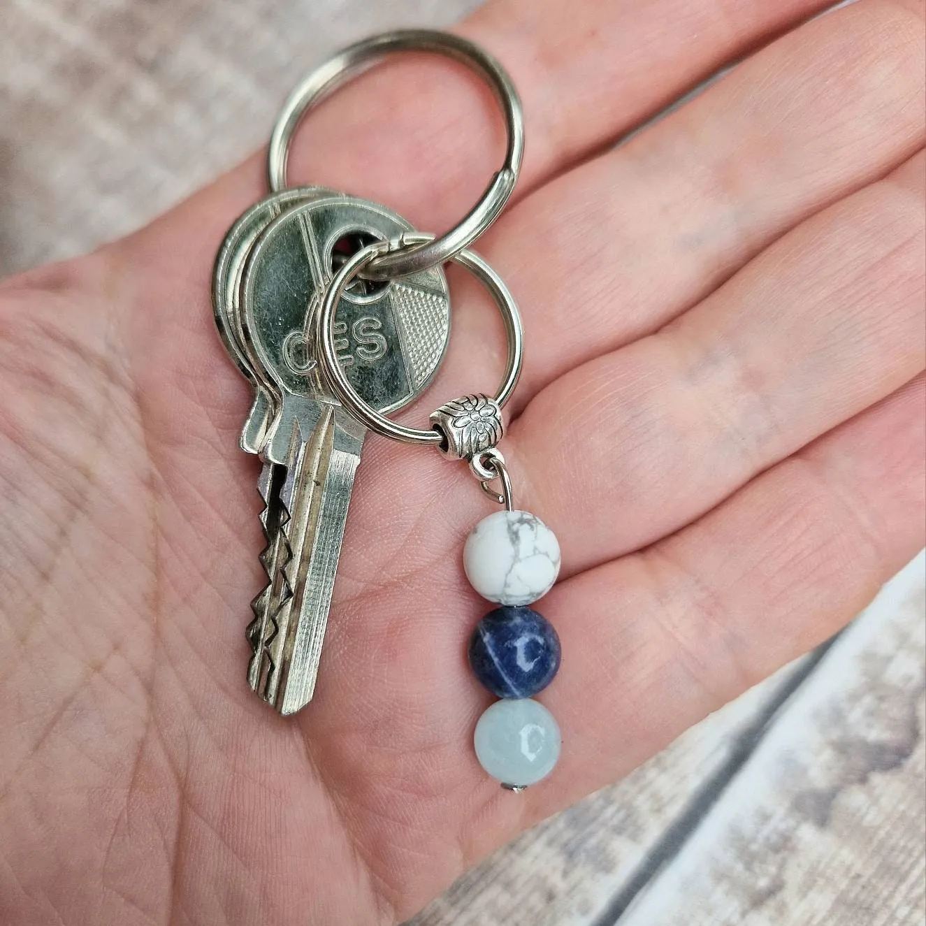 💕Healing Gemstone Keychain