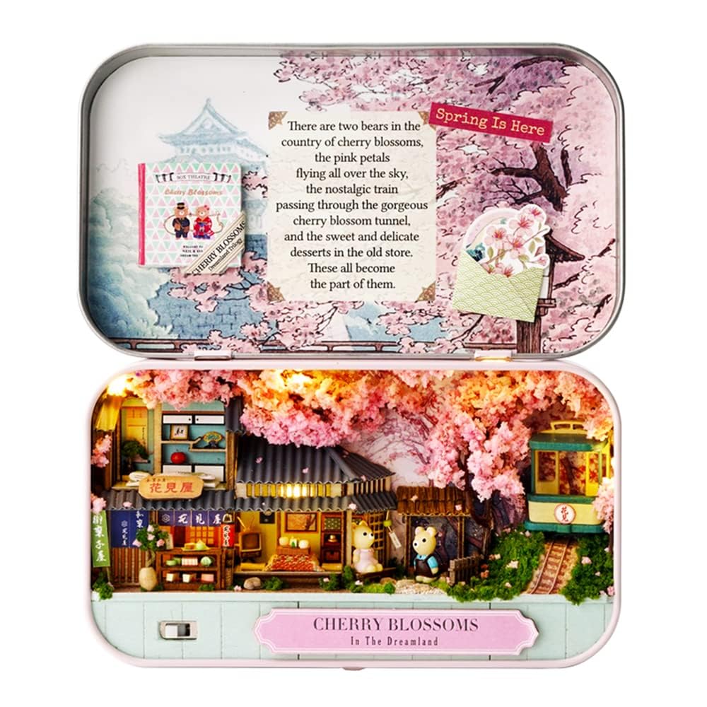 💥LAST DAY SALE 50% OFF💥Miniature Theater Box DIY Wooden Dollhouse Kit⚡BUY 2 FREE SHIPPING