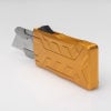 Aviation aluminum alloy handle replaceable blade straight jump utility knife