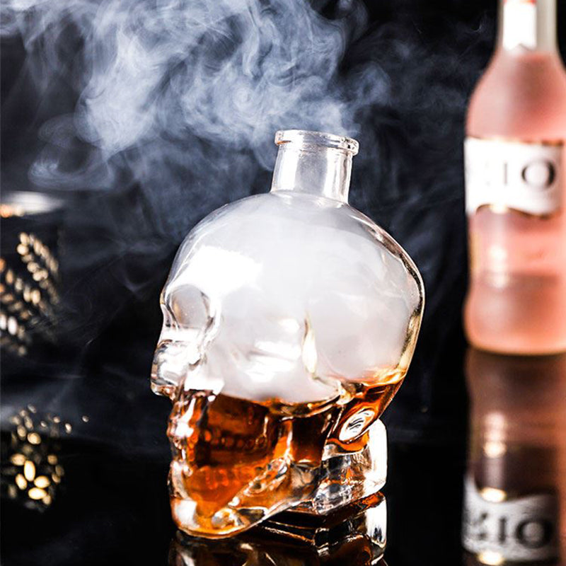 Doomed Crystal Skull Liquor Decanter