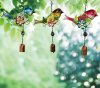 💕Handmade Glass Painted Bird Wind Chime-Buy 2 Get Free Shipping