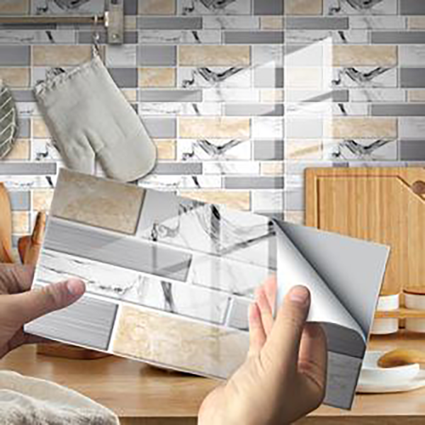 (Mother's Day Promotion- 50% OFF) Creative Home Beautification 3D Tile Stickers(12 PCS)