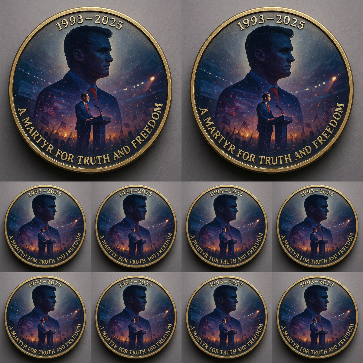 🙏60% OFF For Charlie's Fans - 🎗️🕊️Charlie Kirk's Speech Memorial Coin