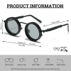 🍂TikTok Fall Sale — Last Day 70% OFF 🎉Adjustable Tint Rounded Polarized Lenses Retro Sunglasses