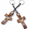 ✝️100% Handmade Wooden Cross Keychain My Heart(𝐂𝐨𝐥𝐨𝐧𝐞𝐥 𝐉𝐚𝐦𝐞𝐬®)