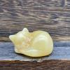 🔥Handmade Natural Quartz Crystal Sleeping Cat Figurine