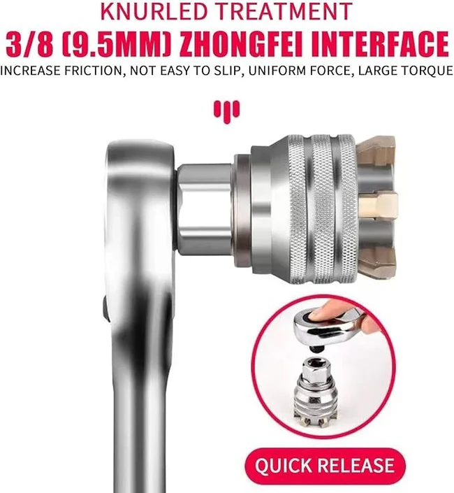 🔥2024 Hot Sale 🔥🔧Multi-function Universal Socket Wrench Tool