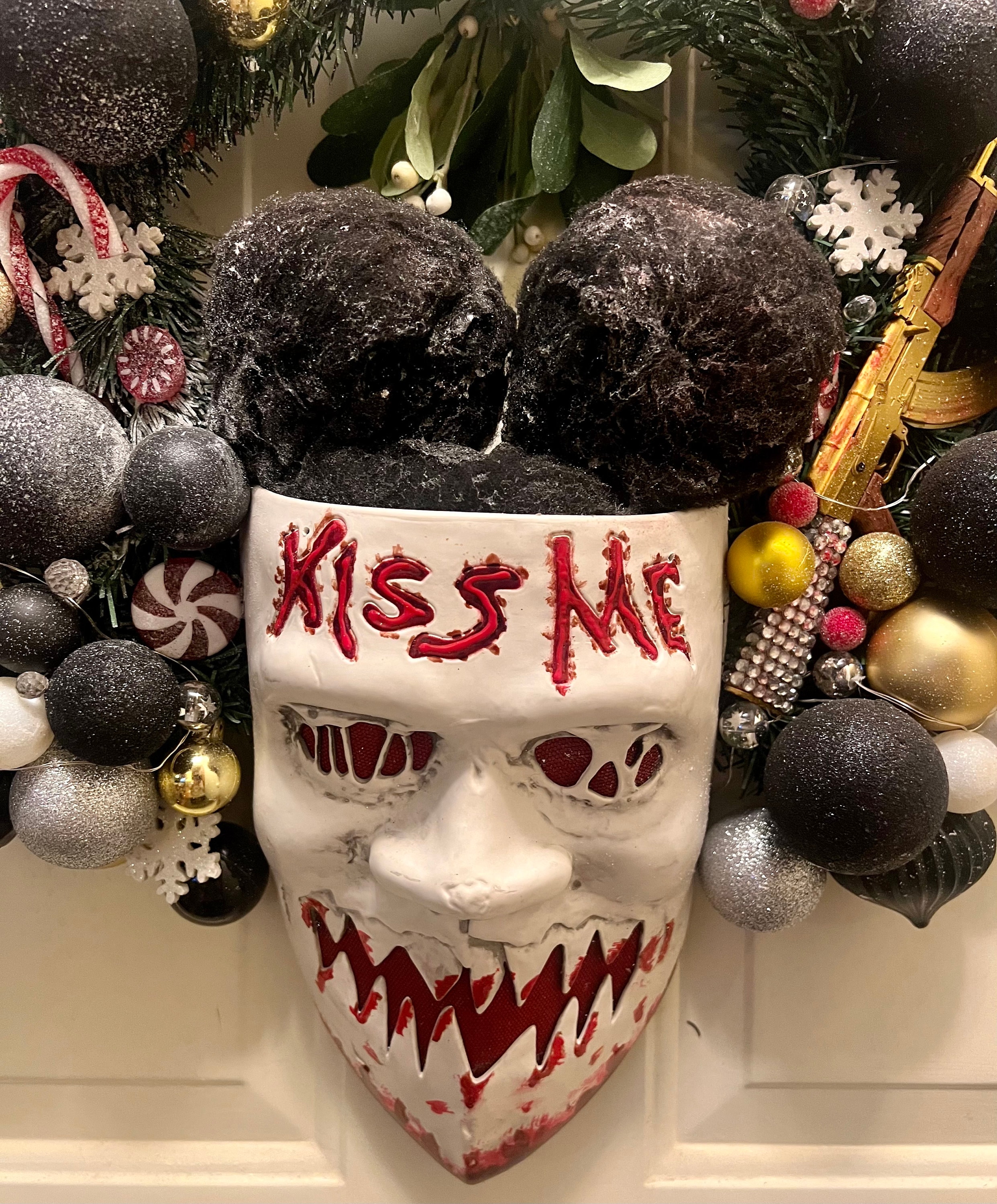 🎃Halloween Sale💀The Purge Christmas Holiday Horror Wreath🔥Buy 2 Get Extra 10% OFF & FREE SHIPPING