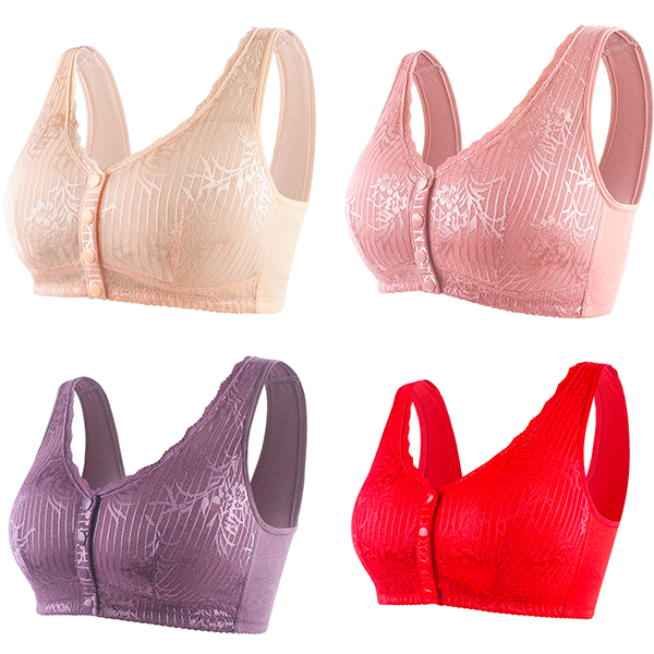 🎁LAST DAY 45% OFF🎁Front Closure Shaping Push Up ComfoBra - Thin Wireless Lace Bra