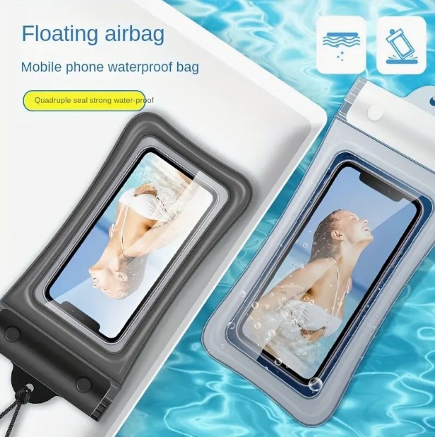 🔥Portable Mobile Phone Touch Screen Waterproof Airbag Bag