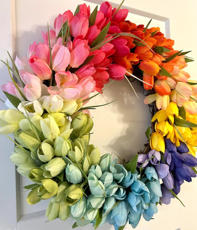 ✨This Week's Special Price $14.95💥UV Resistant Lifelike Artificial Tulips Flowers💐