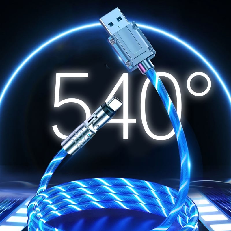 🔥Letzter Tag 50% RABATT -540° drehbares Streamer-Datenkabel