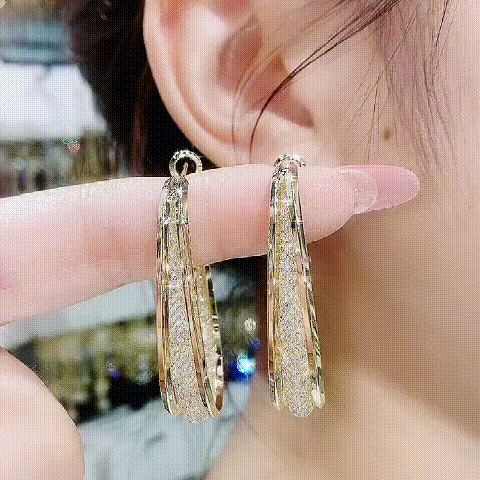 🔥🎁Christmas Hot Sale 49% OFF----Fashion Oval Earrings
