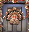🔥Hot Sale 49% OFF-🦃Turkey Wreath Door Hanger 🍂Thanksgiving  Decor