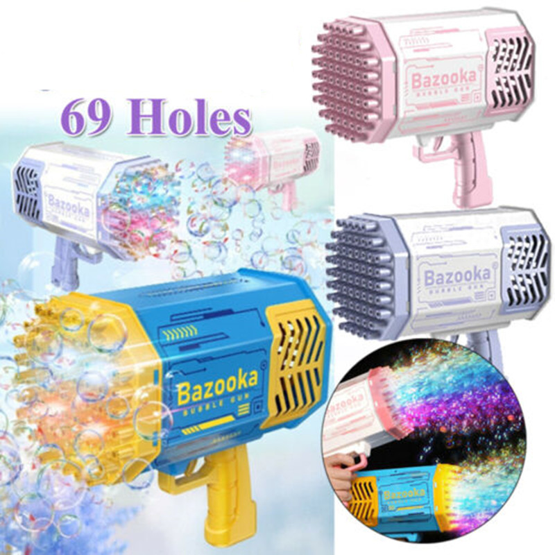 BUY 2 GET FREE SHIPPING-69 Hole Rocket Bubble Machine