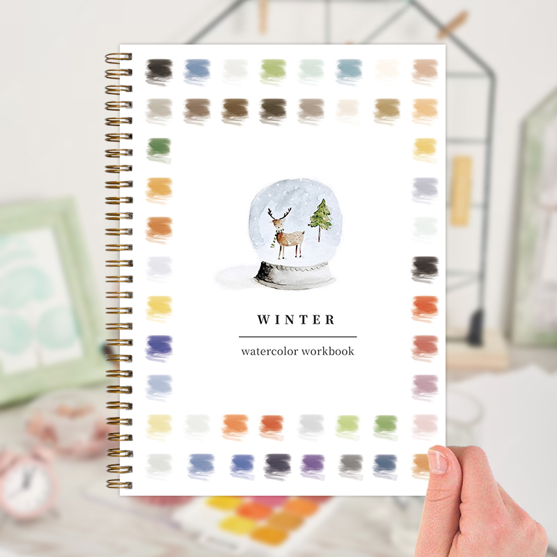 ❄️Winter Watercolor Workbook