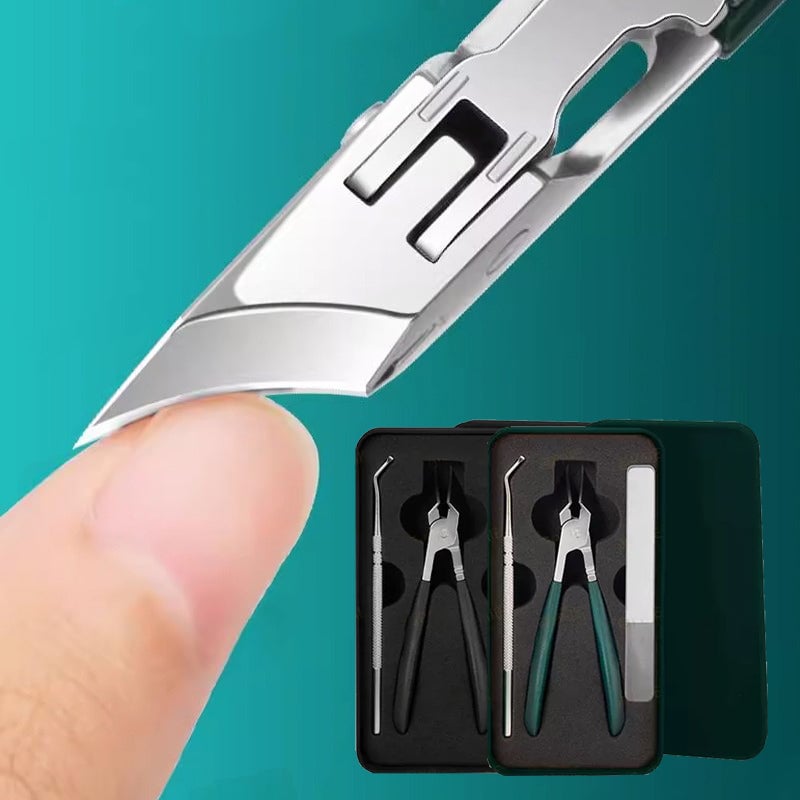 🔥Anti-Splash 25 ° Slant Edge Nagel Clipper 3-teiliges Set