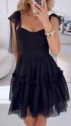 Women's Strappy Tube Top Puffy Dress