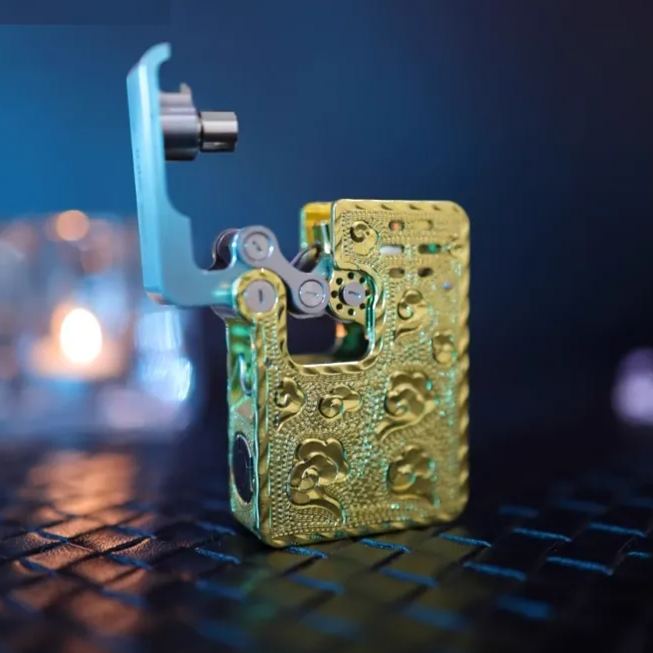creative mechanical skeleton ejector lighter