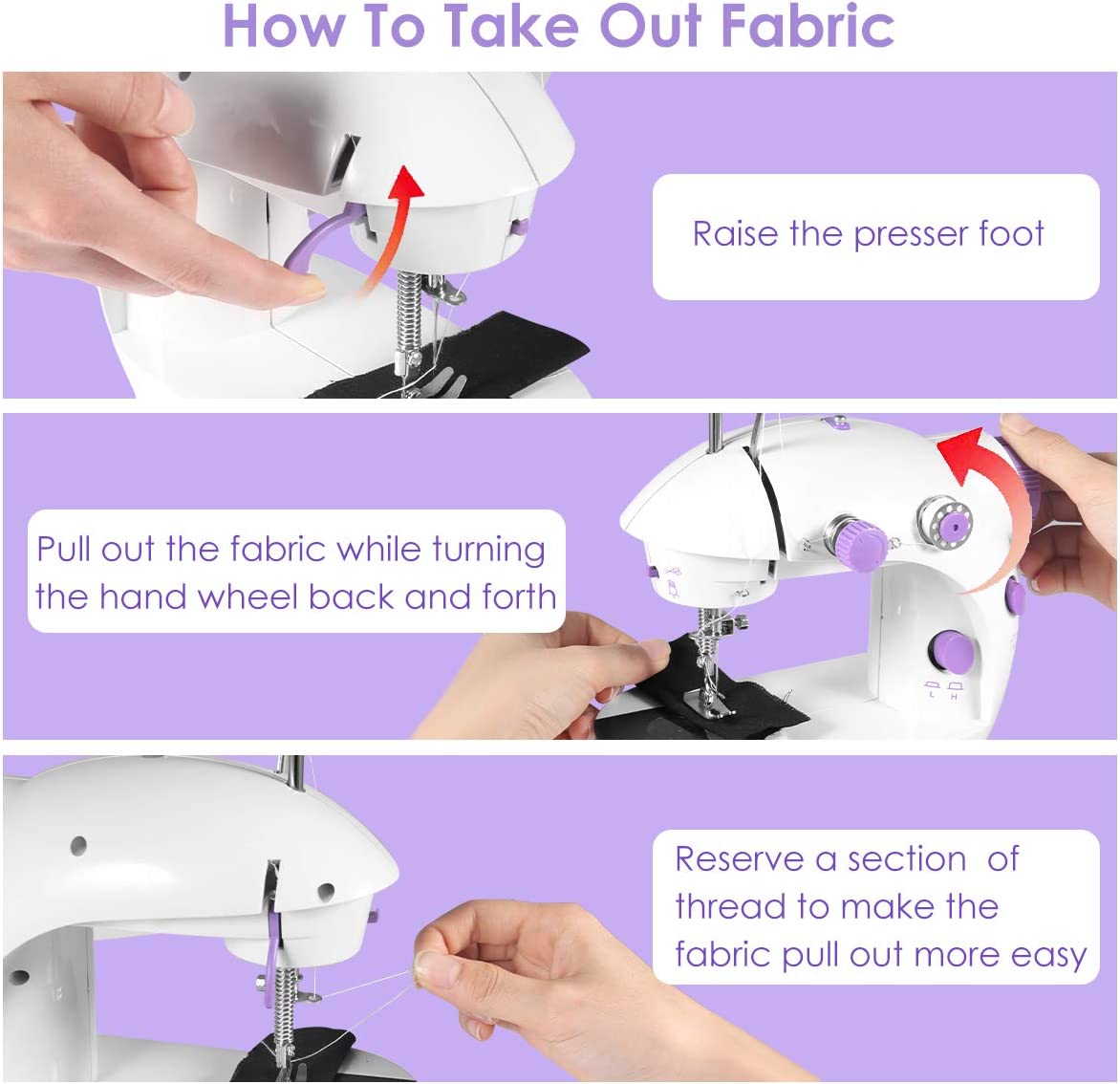 (🌲Early Christmas Sale- SAVE 48% OFF)Portable Household Electric Sewing Machine(BUY 2 GET FREE SHIPPING)