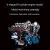 🔥New Season Sale -70% OFF🔥8-Cylinder Full Metal Car Engine Model(3-Year Warranty)
