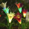 (❤️Women's Day Flash Sale - 50% OFF) Spring Artificial Lily Solar Garden Stake Lights, Buy More Save More