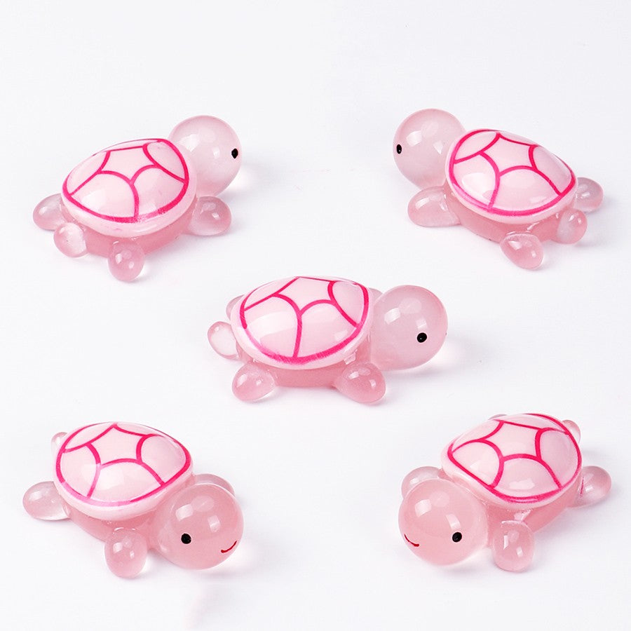 Turtle Lucky Bag Cartoon luminous Mini Turtle Ornaments, DIY Ocean landscape Decoration